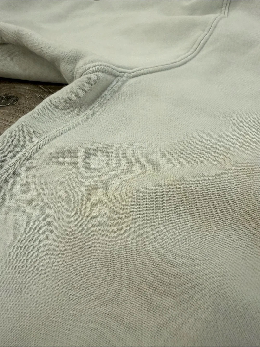 Nike Men's Pale Gray Pullover Hoodie with White Logo